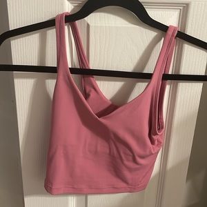 pink blossom align tank size 0, literally new just no tags